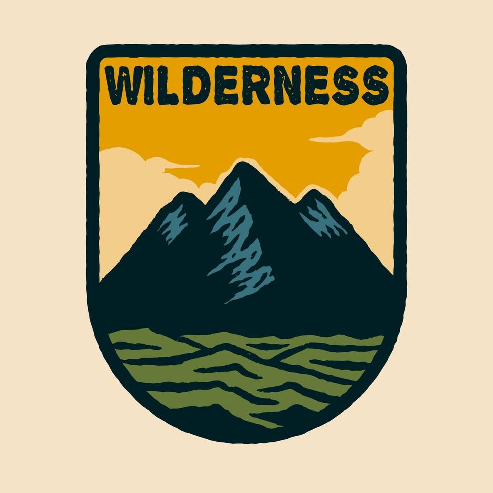 Adventure Outdoor Badge vector