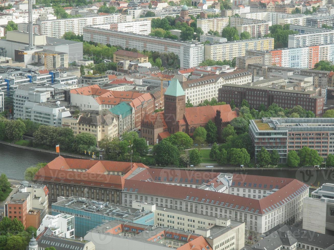 Berlin aerial view photo