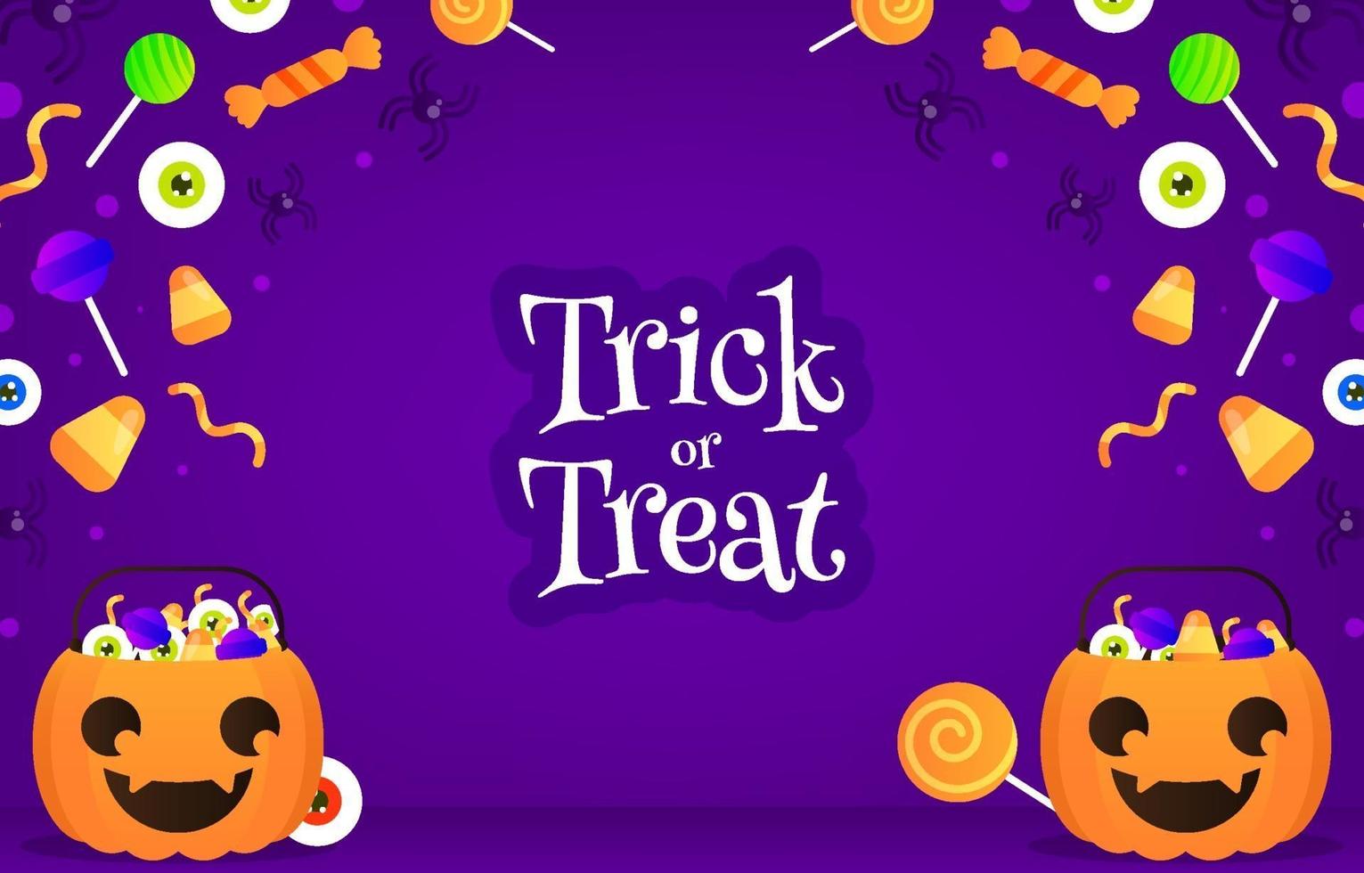 Halloween Trick Or Treat vector