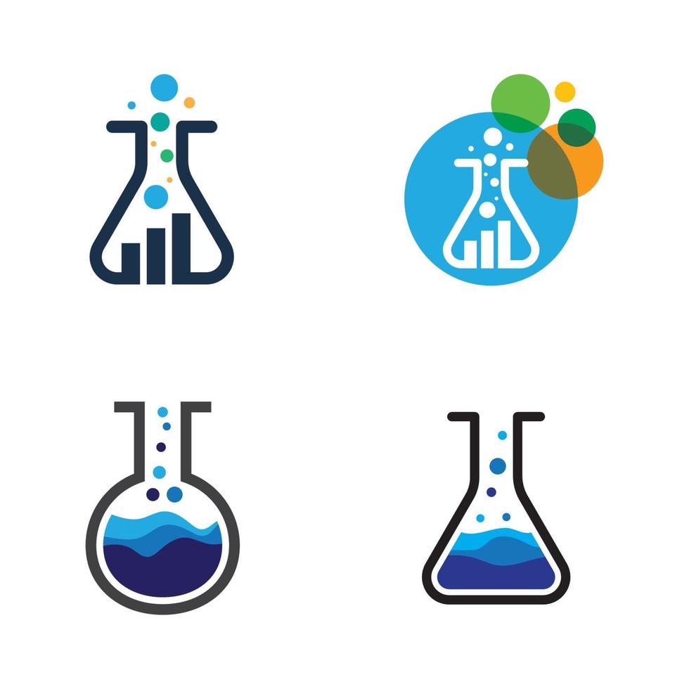Health Medical Lab icon template vector