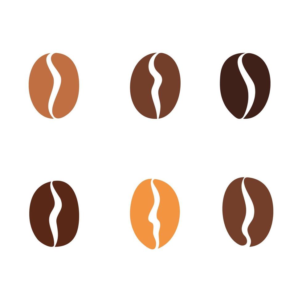 coffee bean icon vector