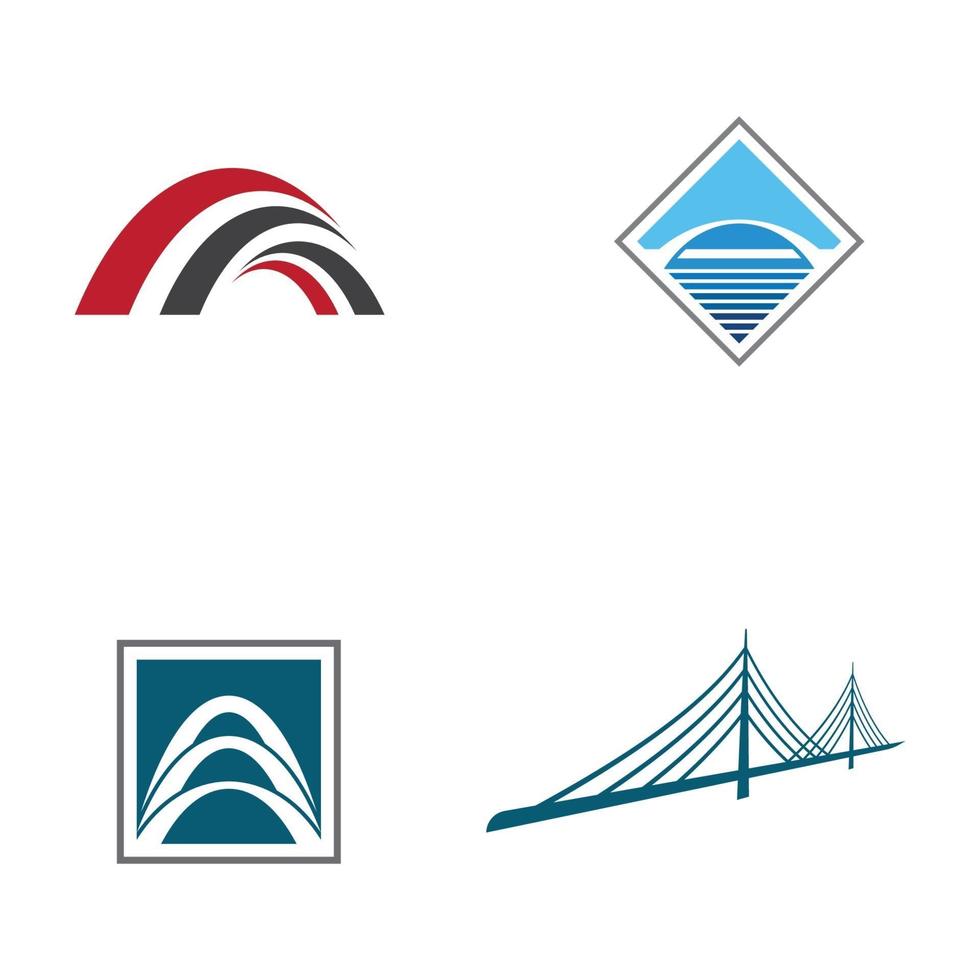 Bridge Logo Template vector icon