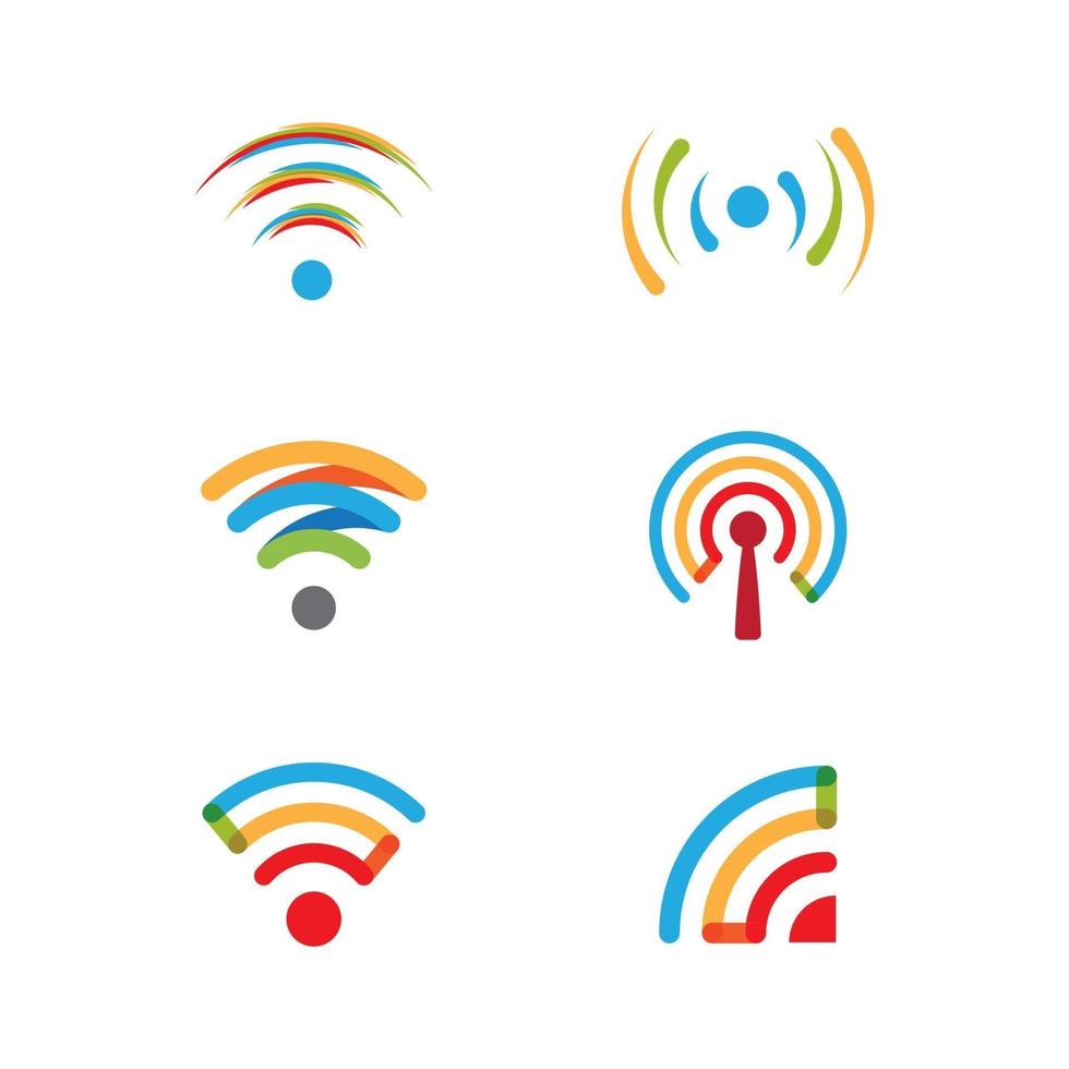 señal wi-fi ilustración diseño vector