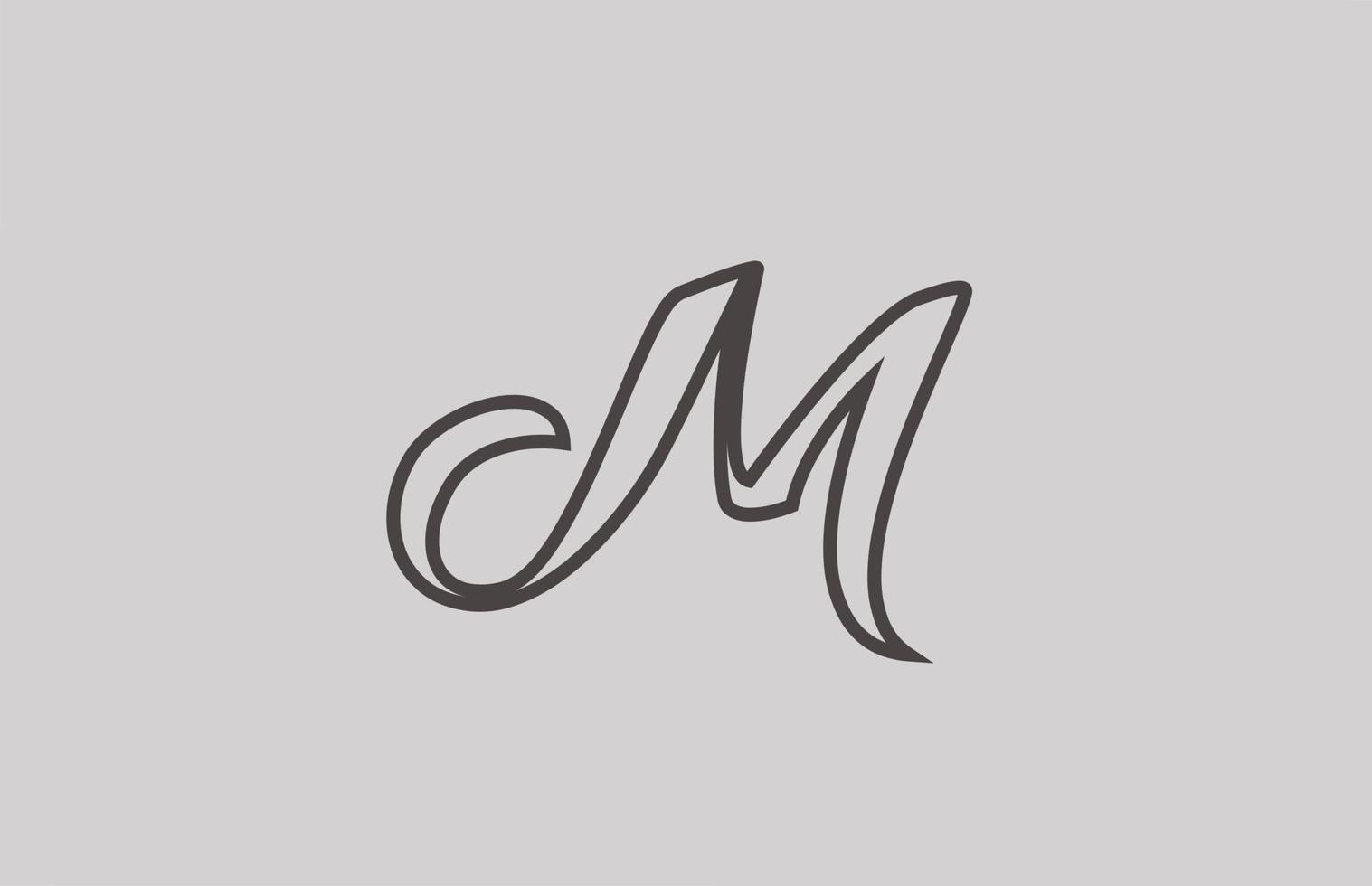 Alphabet letter logo icon for business and company. Creative template vector