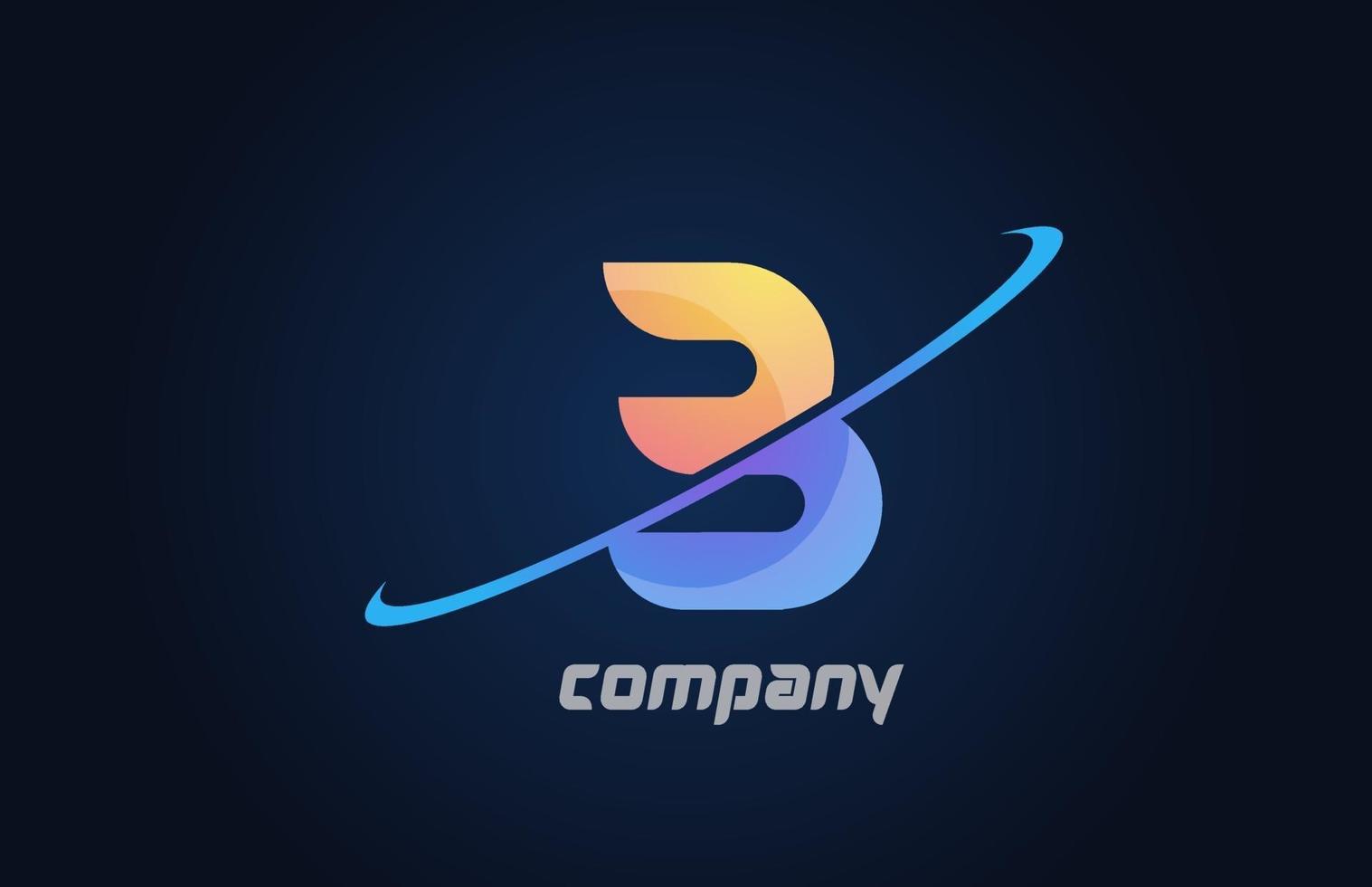 Alphabet letter logo icon for business and company. Creative template vector
