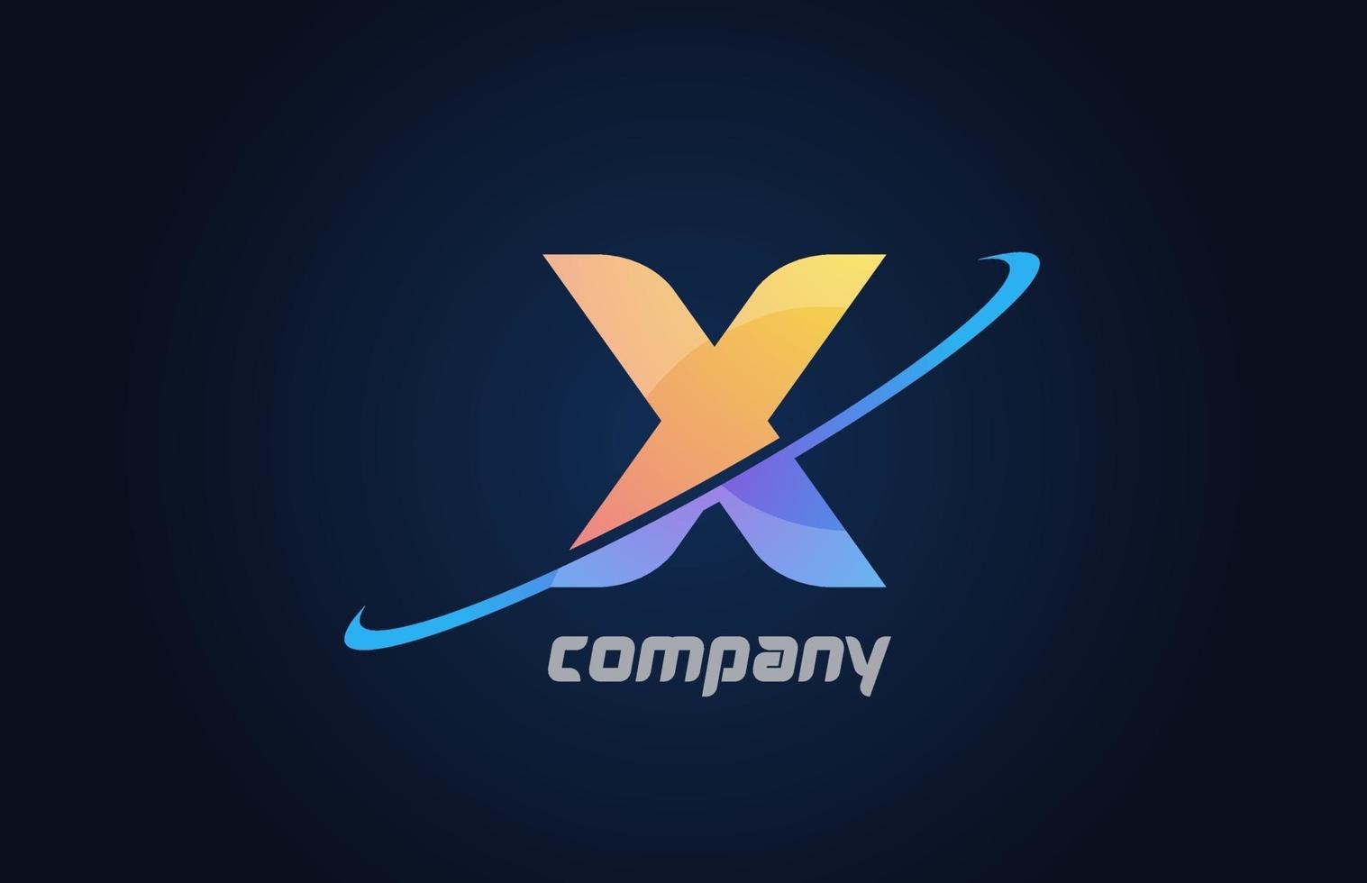 Alphabet letter logo icon for business and company. Creative template vector
