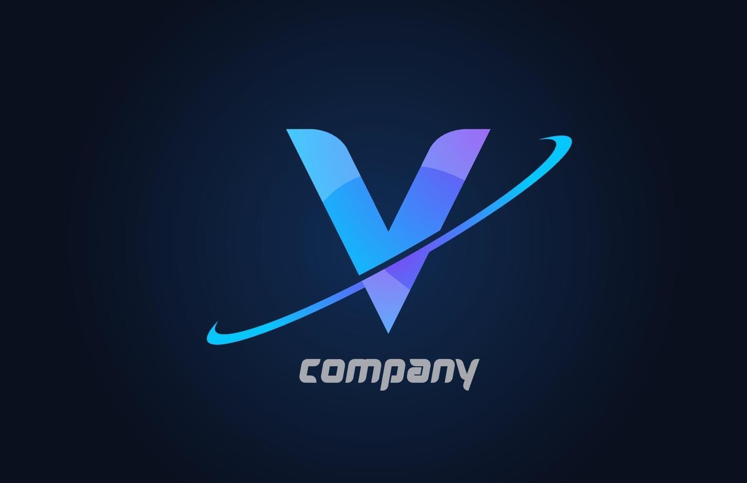 Alphabet letter logo icon for business and company. Creative template vector
