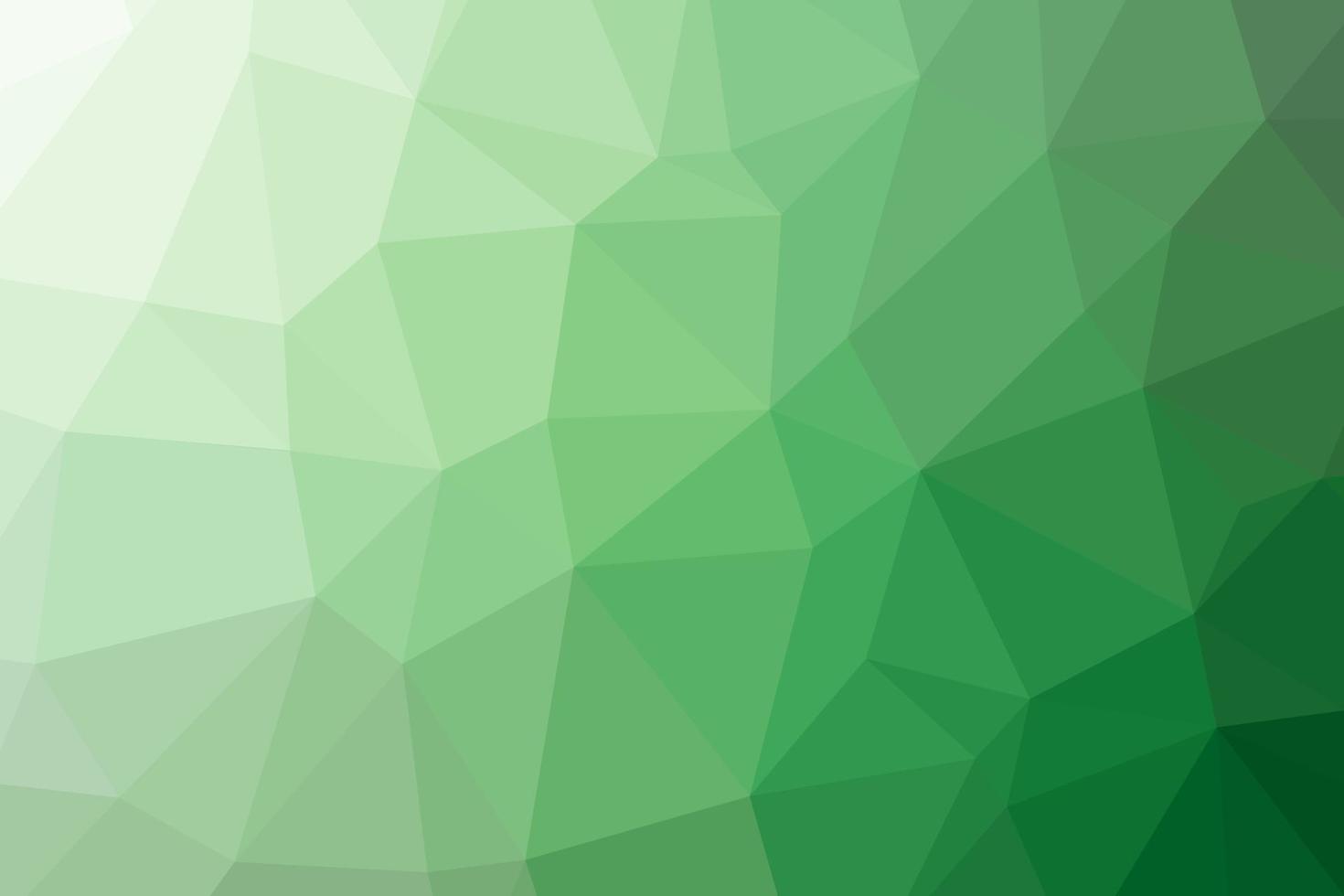 Abstract green low poly background texture vector