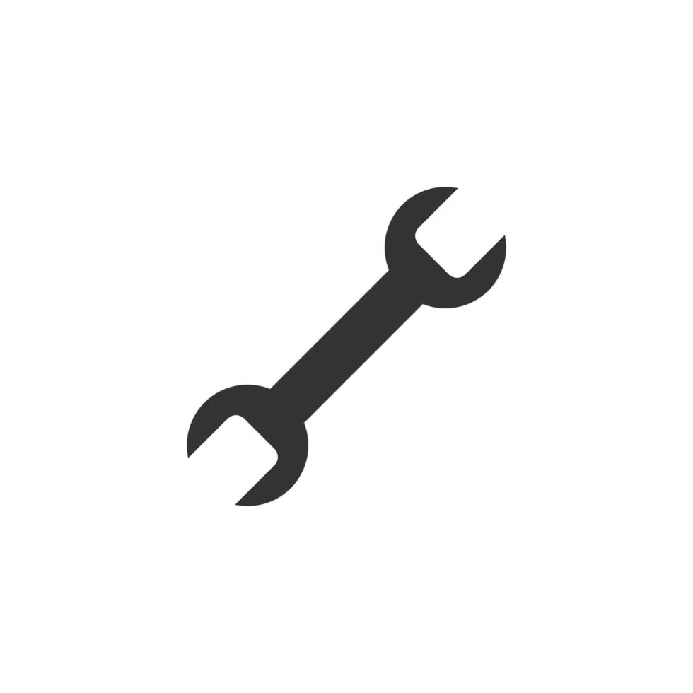 wrench tool isolated vector icon