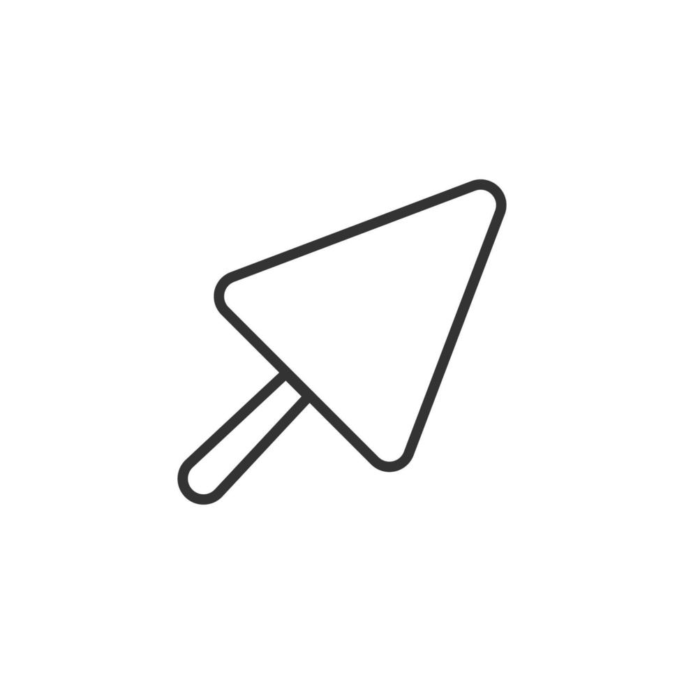 trowel isolated vector icon