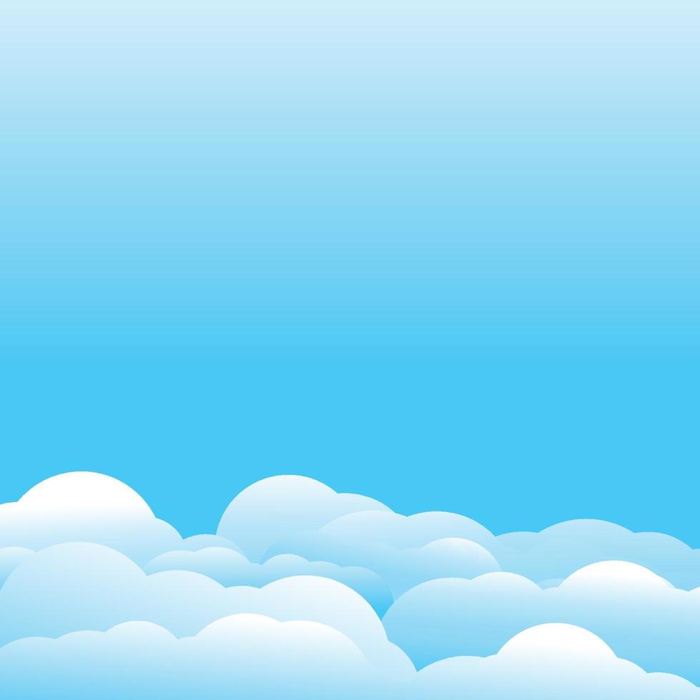 Cloud template vector