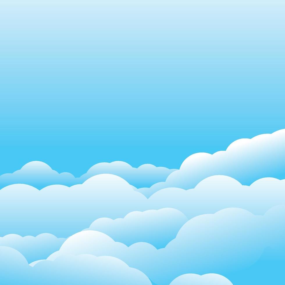 Cloud template vector