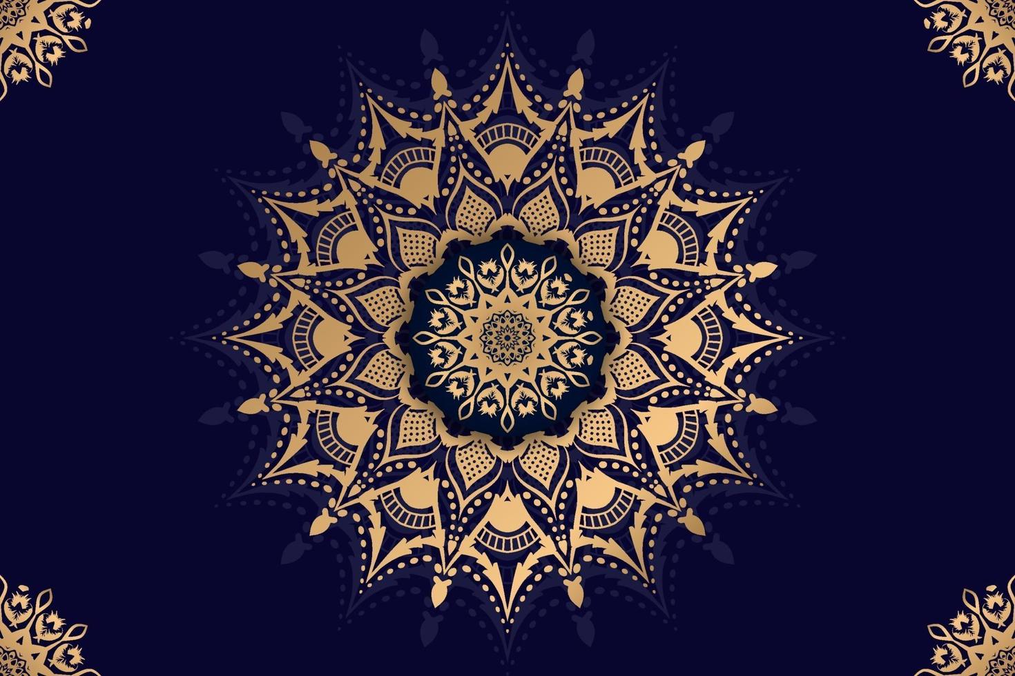 luxury ornamental mandala design background vector