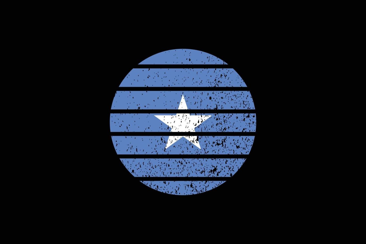 bandera de estilo grunge de somalia. ilustración vectorial. vector