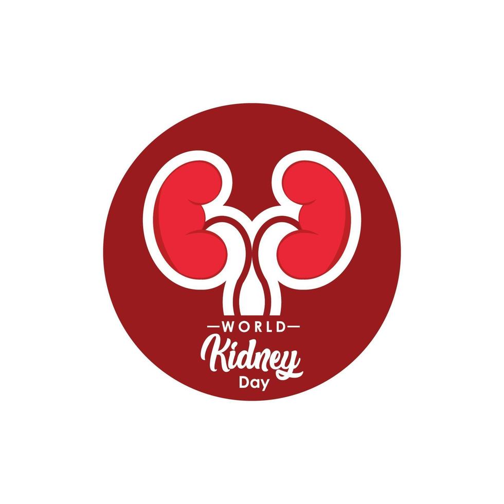 World Kidney Day Vector For Print and Celebrate