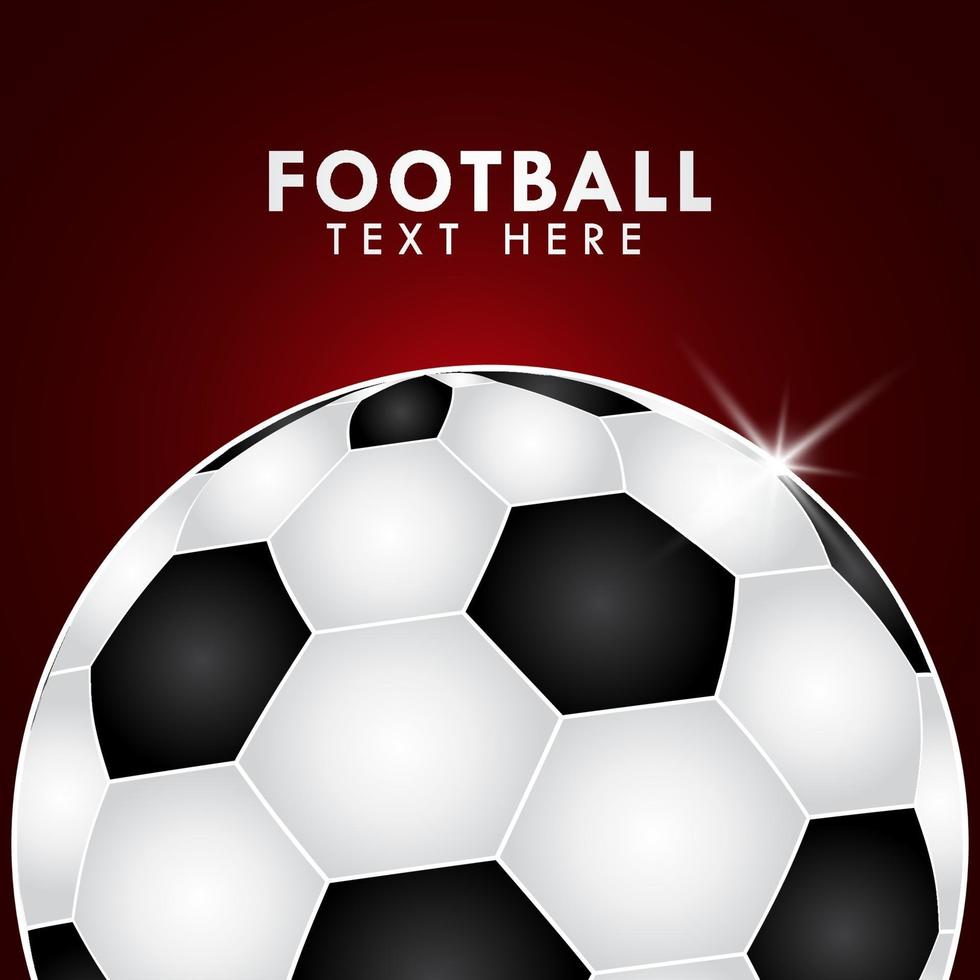 Football Design For Background Advertising vector