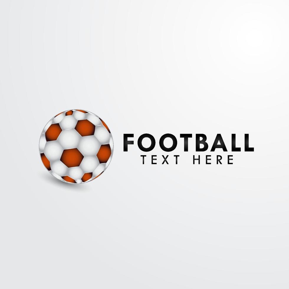 Football Design For Background Advertising vector