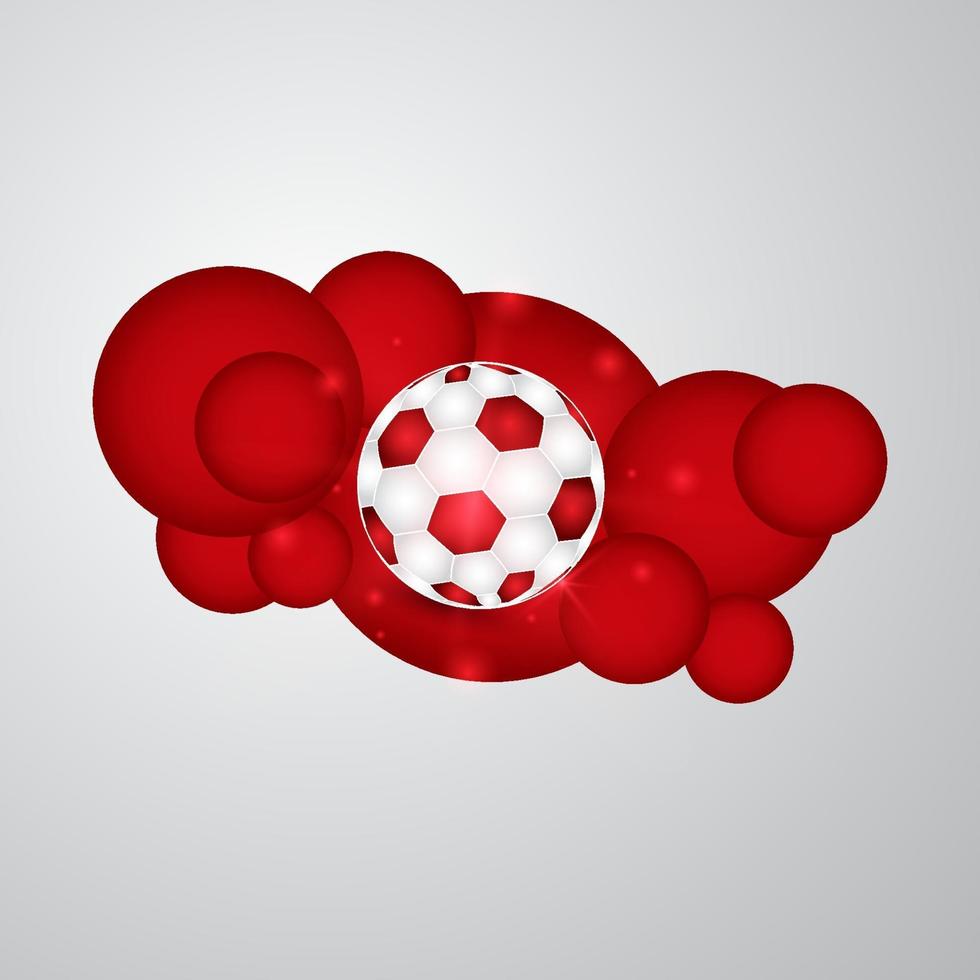 diseño de fútbol para publicidad de fondo. vector