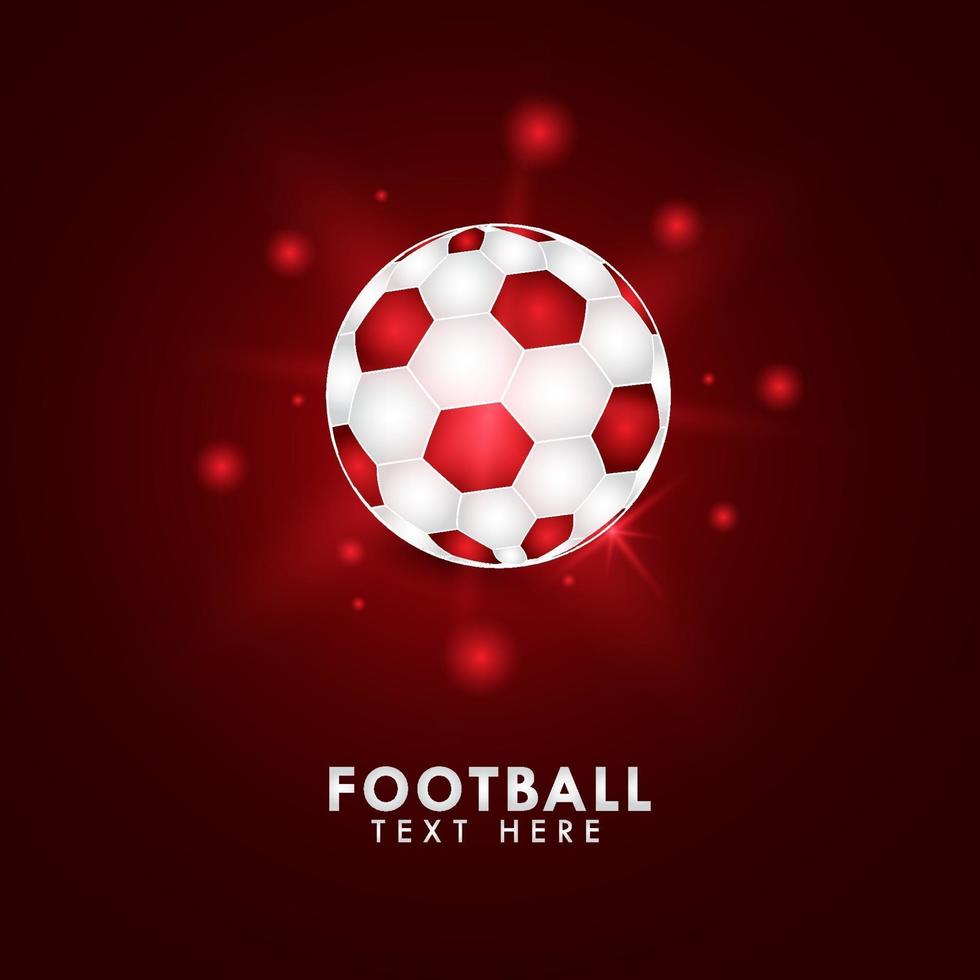 Football Design For Background Advertising vector