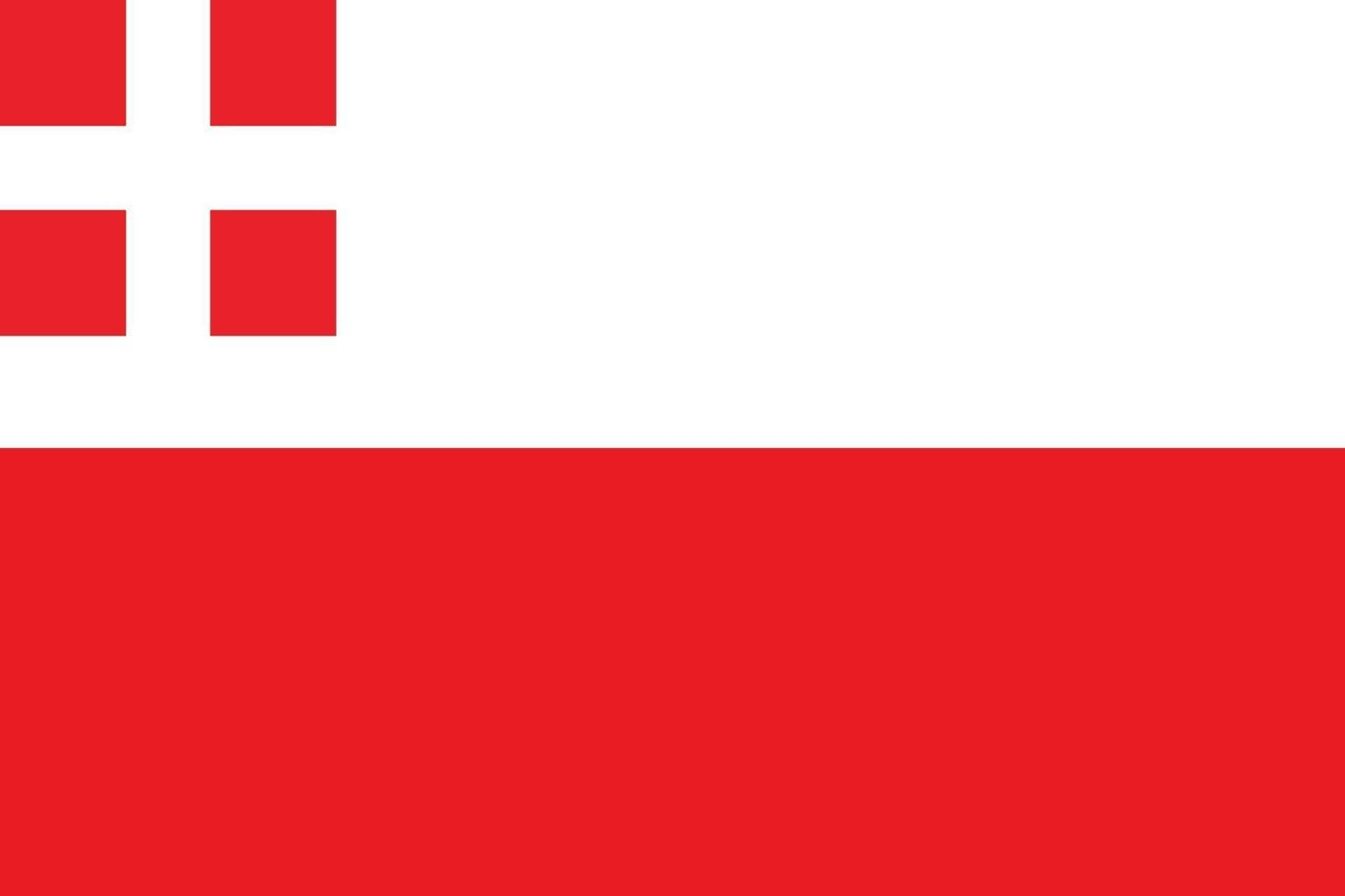 Utrecht region of Netherlands officially flag vector