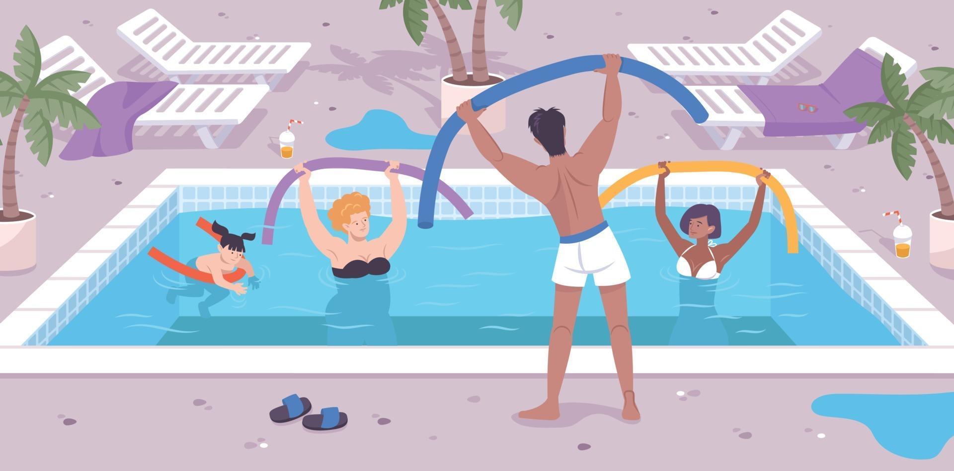 Hotel Activities Background vector