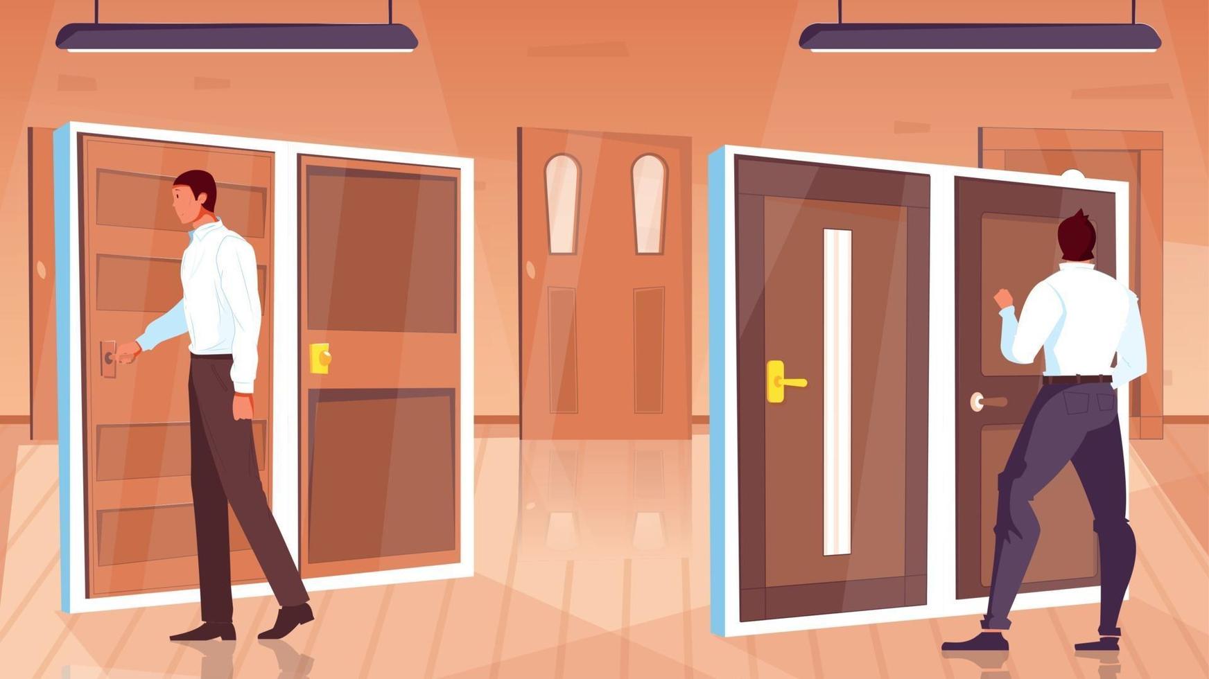 Door Store Illustration vector