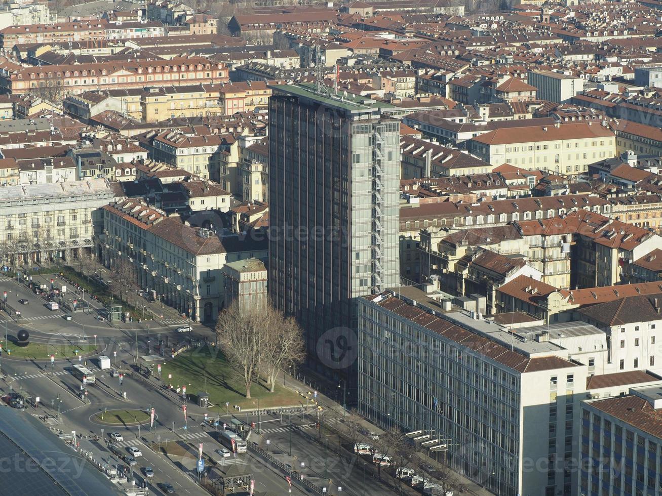 Aerial view of Turin photo