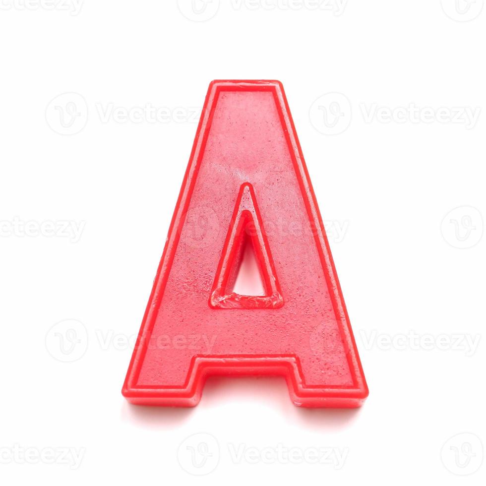 Magnetic lowercase letter A photo