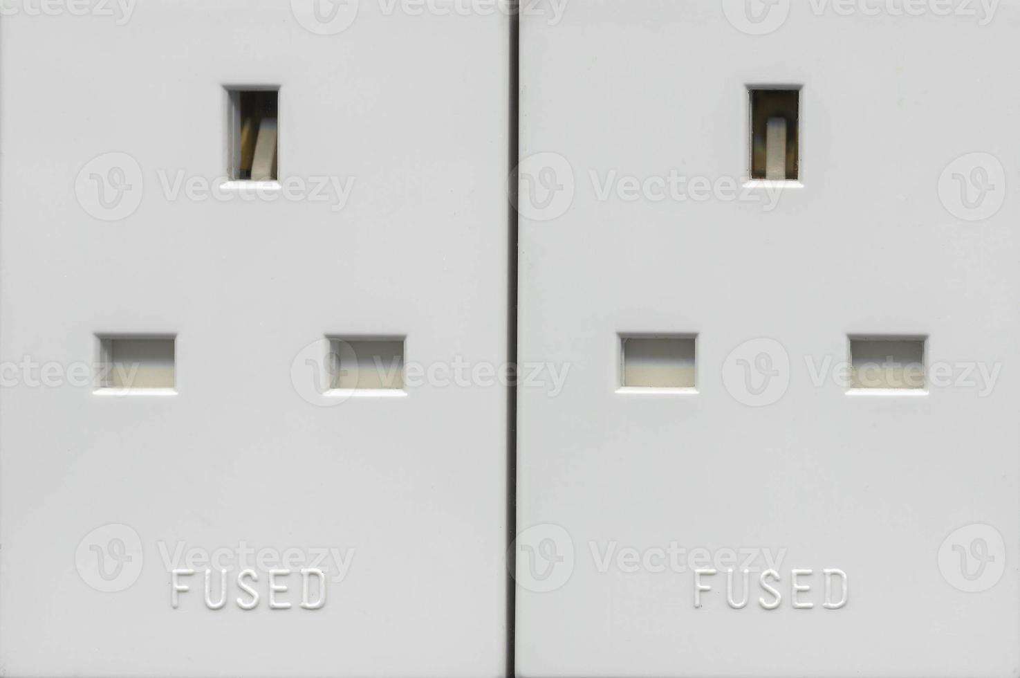 UK electric socket photo