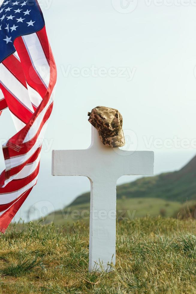 The grave of a soldier photo