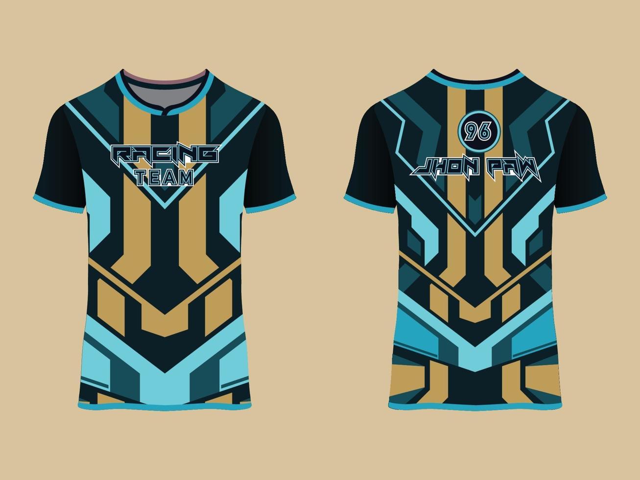 Sport Clothes Abstract Racing Design vector