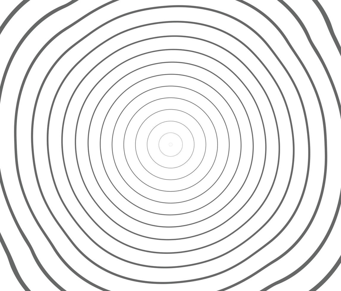 Concentric circle elements. Element for graphic vector