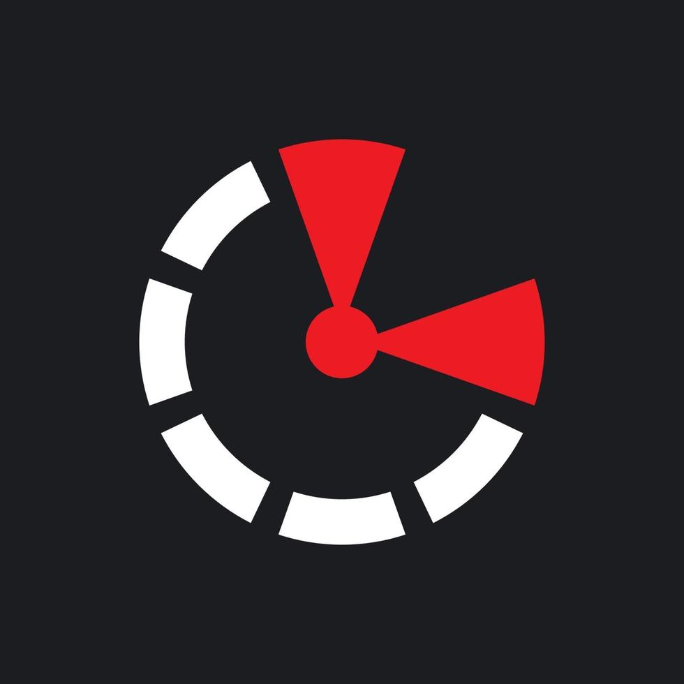 Clock logo template vector icon design