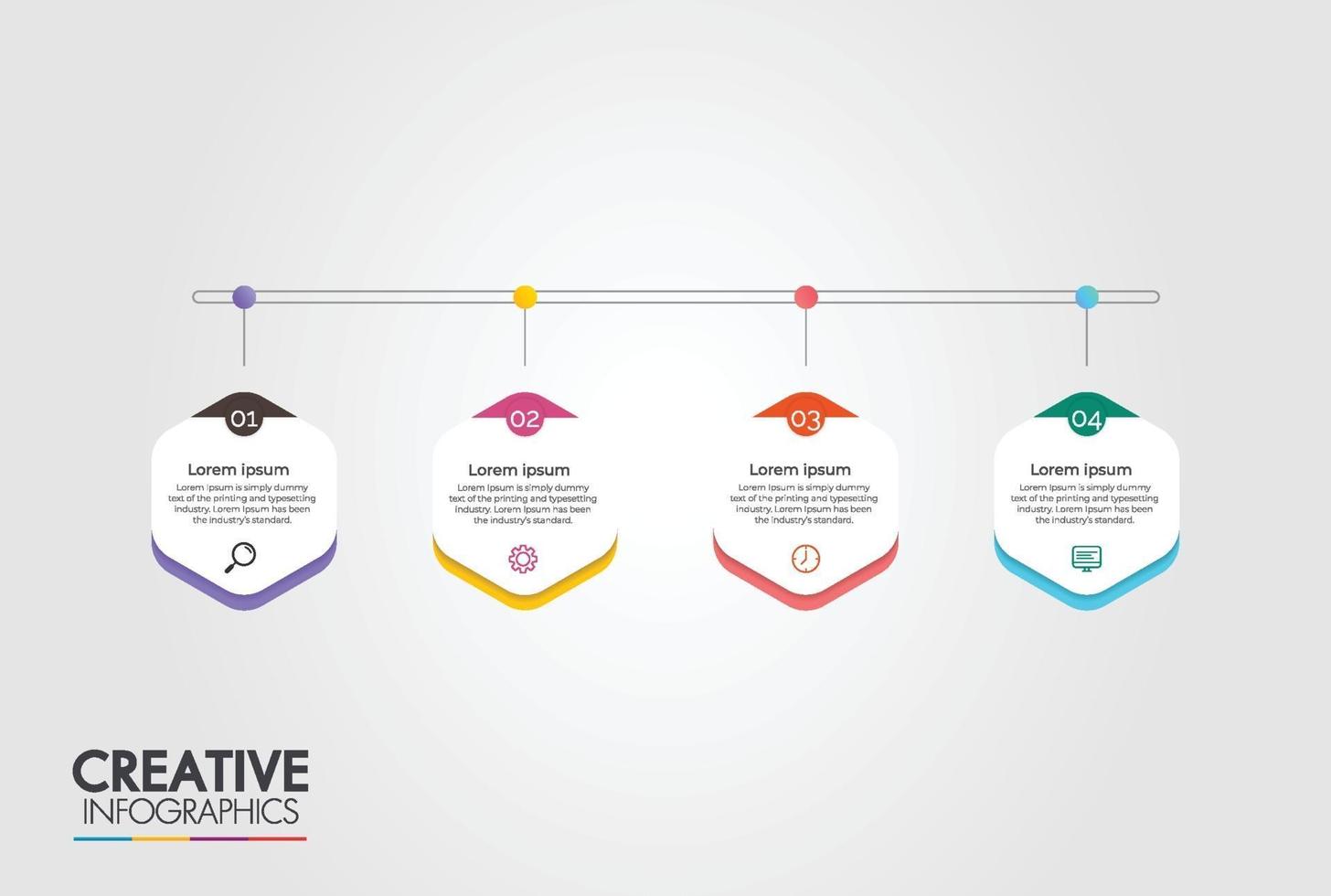 Business Infographics  Elements Design.  Can be used for web design. vector