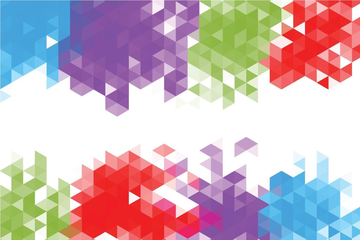 Abstract triangle background vector