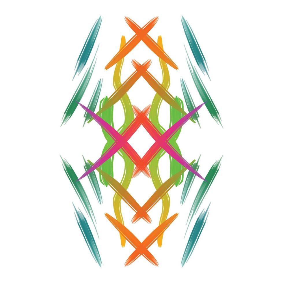 Abstraction brush background vector