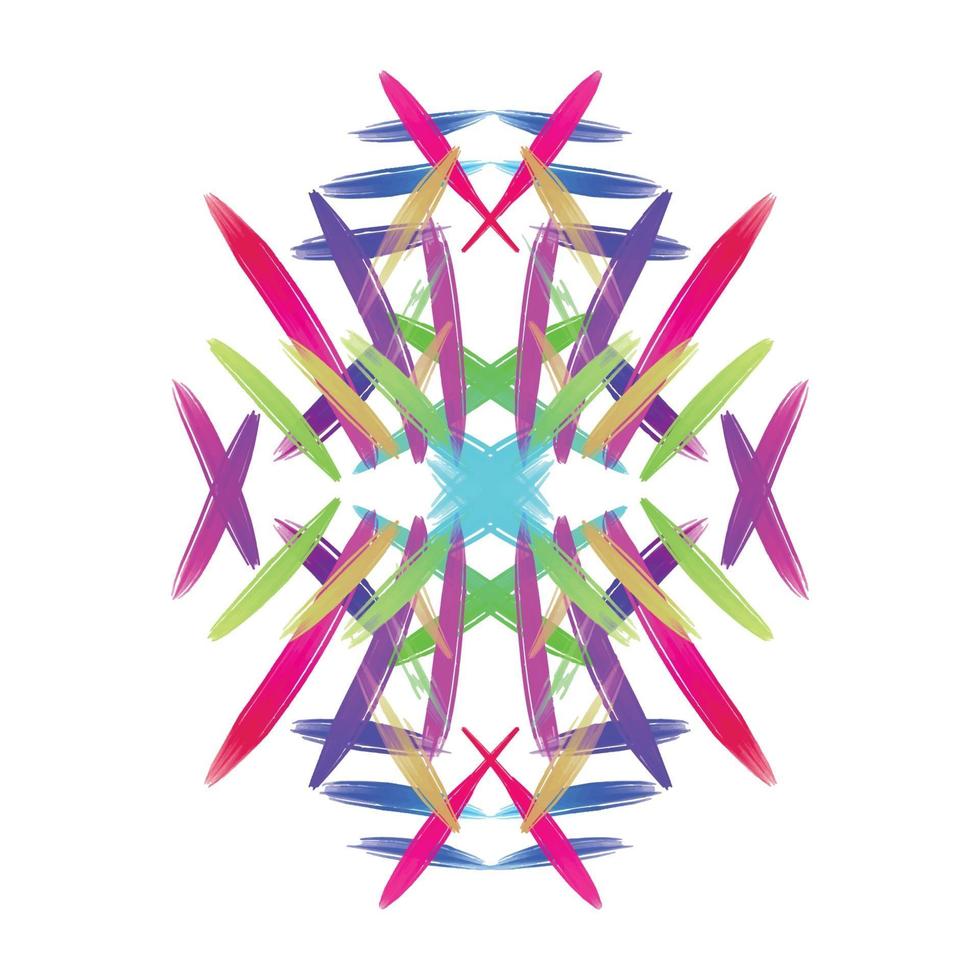 Abstraction brush background vector