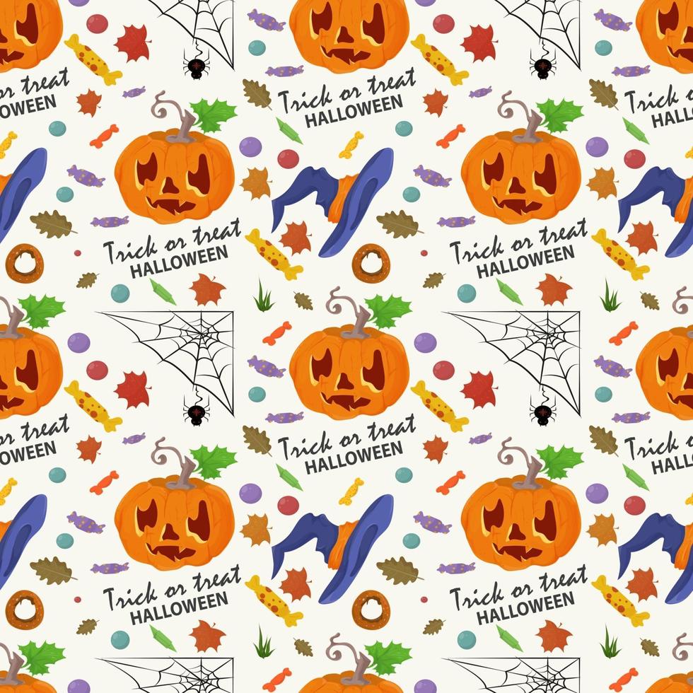 seamless pattern 1 for the Halloween holiday vector