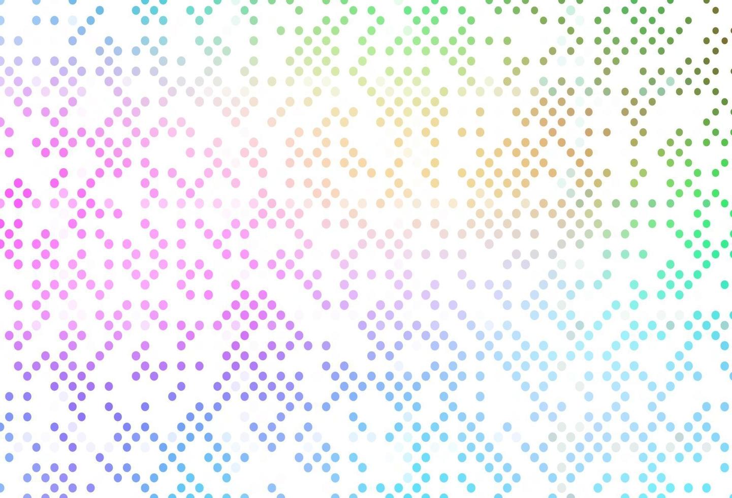 Light Multicolor, Rainbow vector texture with disks.