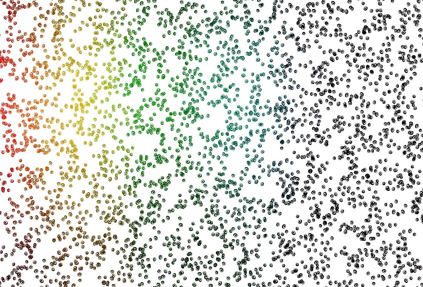 cubierta de vector de arco iris multicolor claro con manchas.