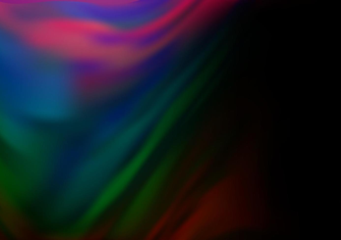 Dark Multicolor, Rainbow vector abstract background.
