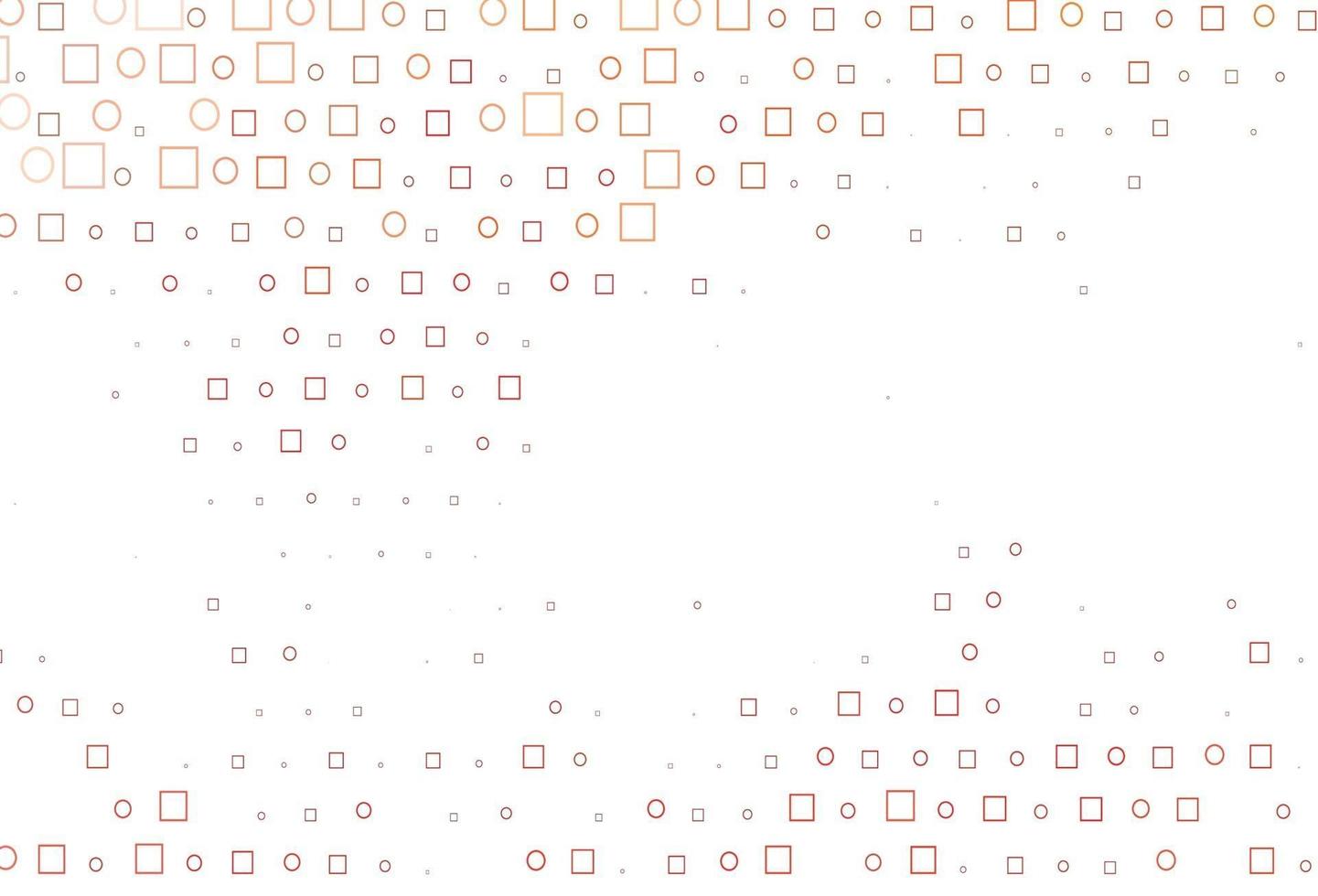 Light Red vector background with circles, rectangles.