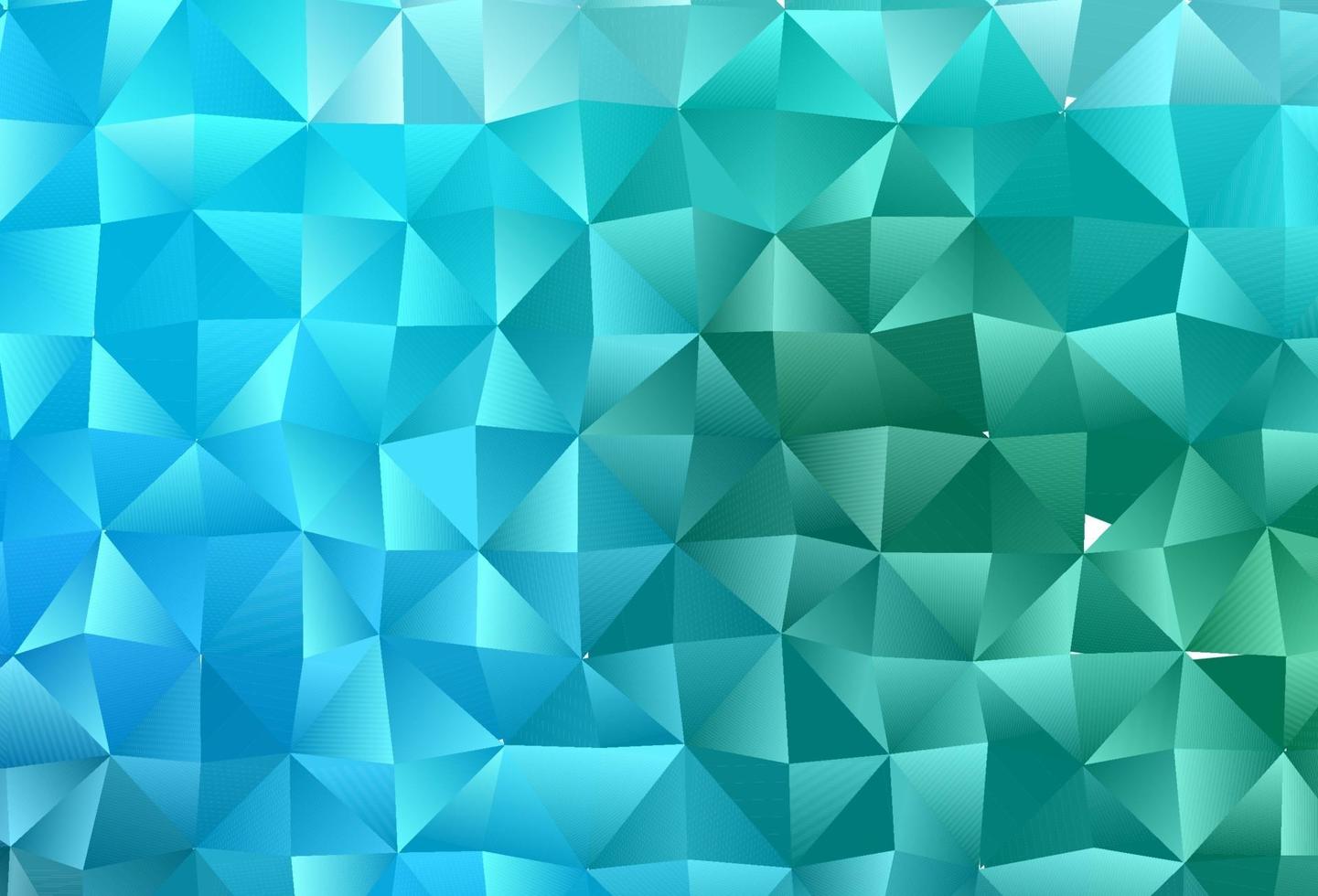 Light Blue, Green vector abstract polygonal layout.