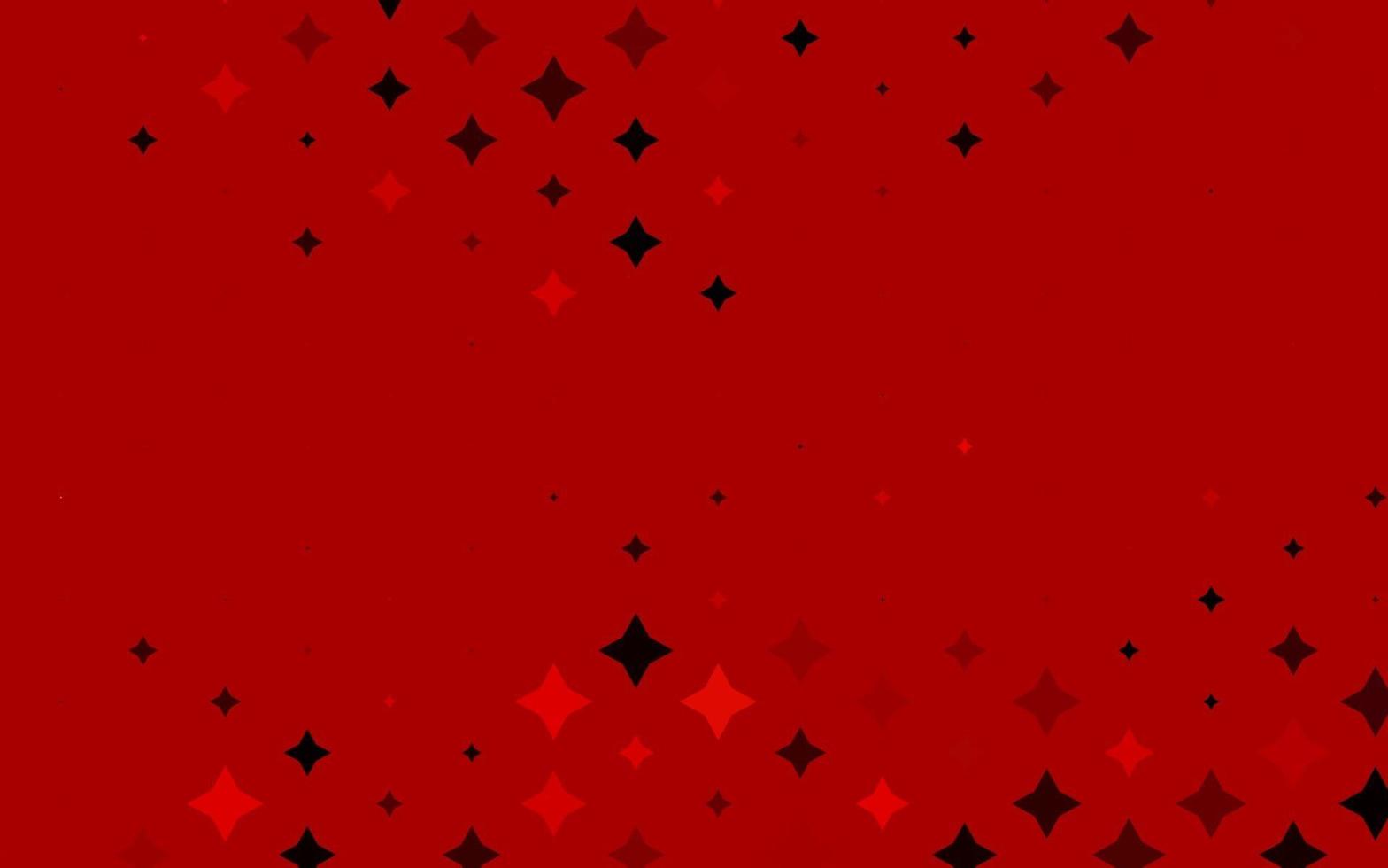 Light Red vector texture with beautiful stars.