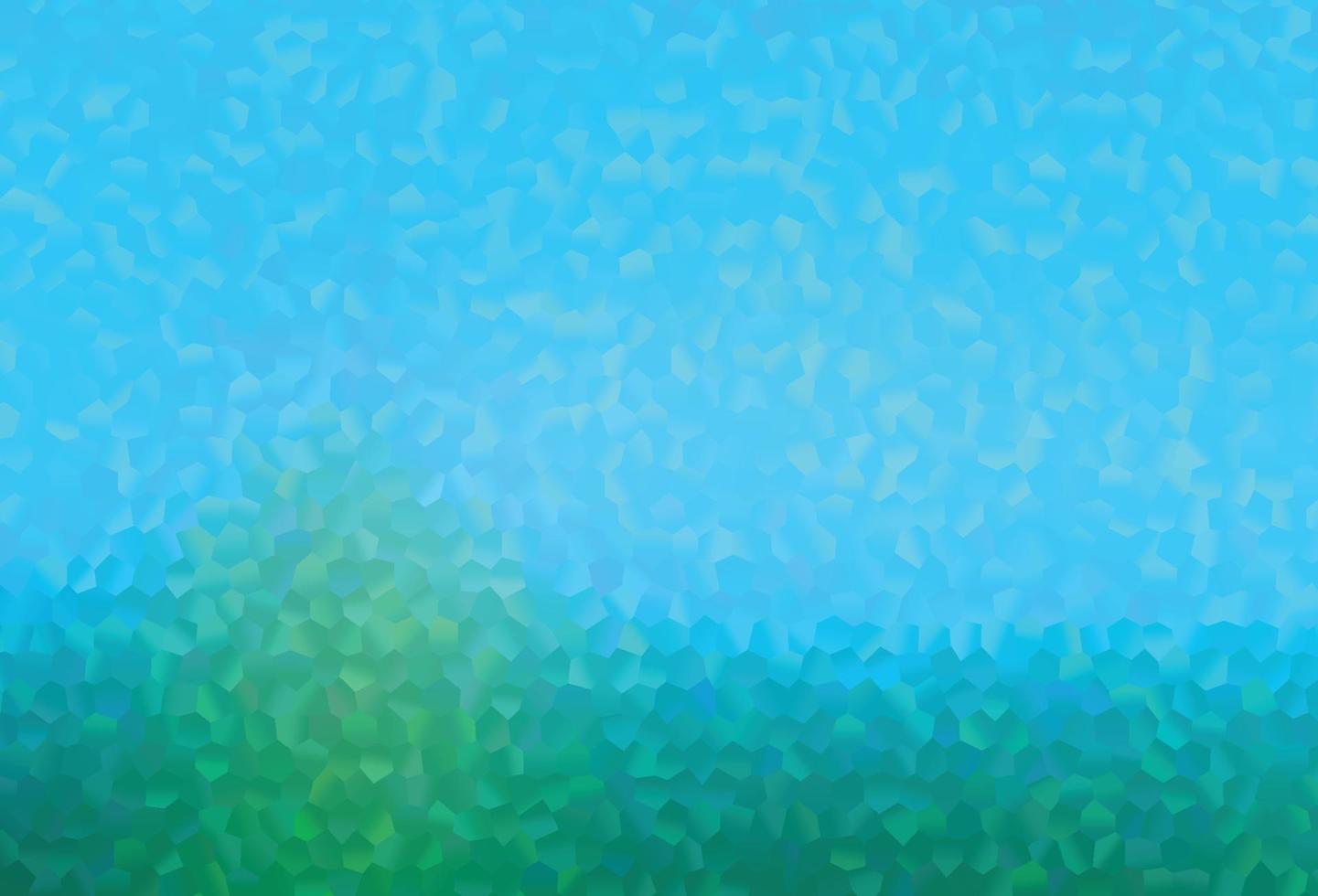 Light Blue, Green vector background with hexagons.