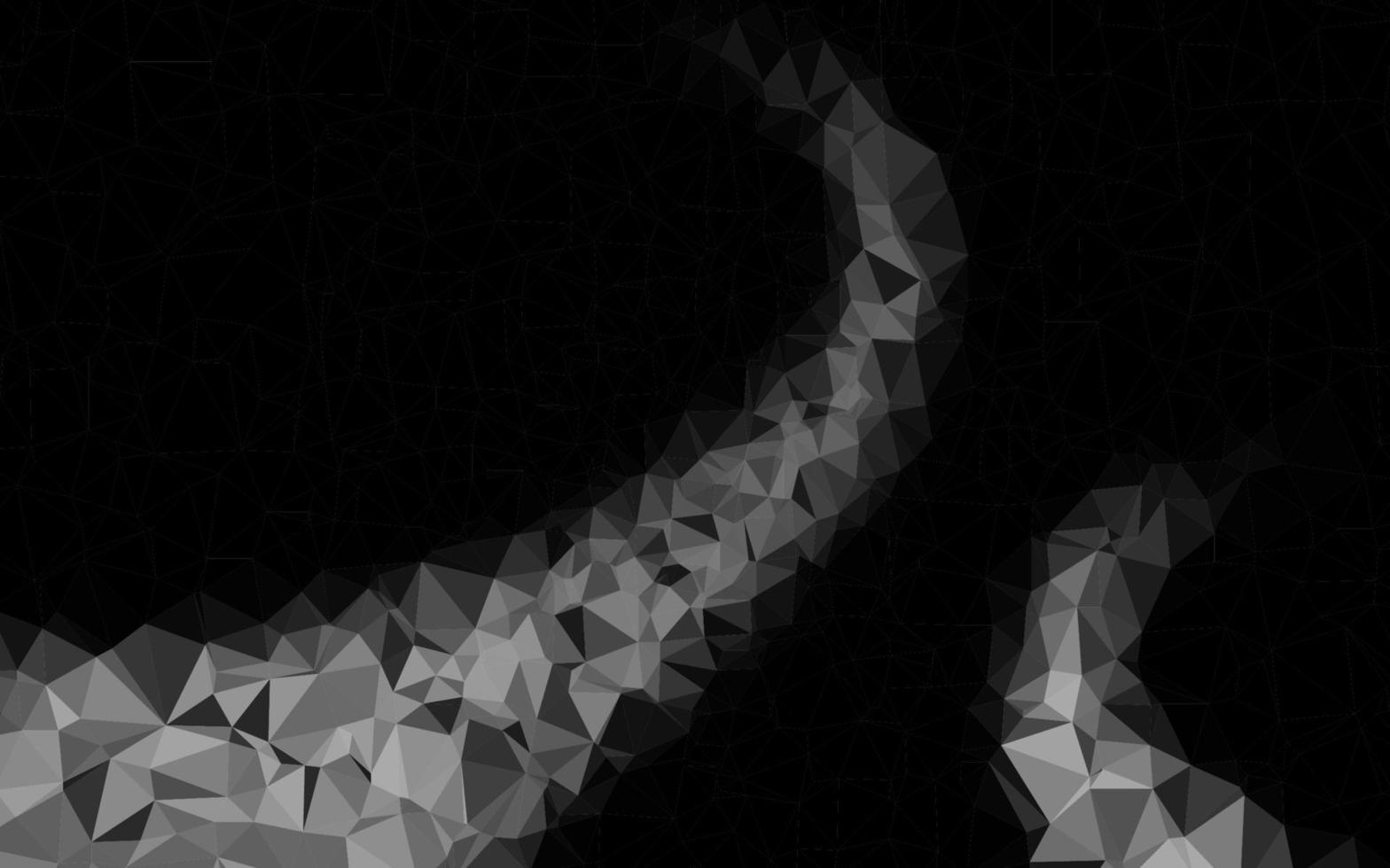 Plata clara, telón de fondo de mosaico abstracto vector gris.