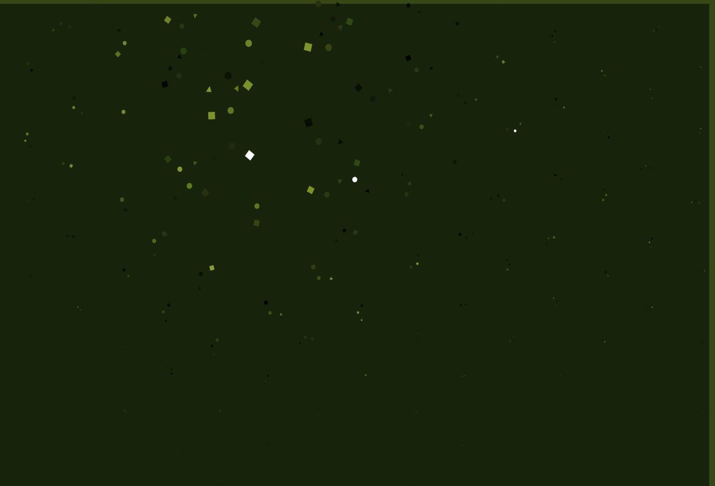 Light Green vector layout with circles, lines, rectangles.