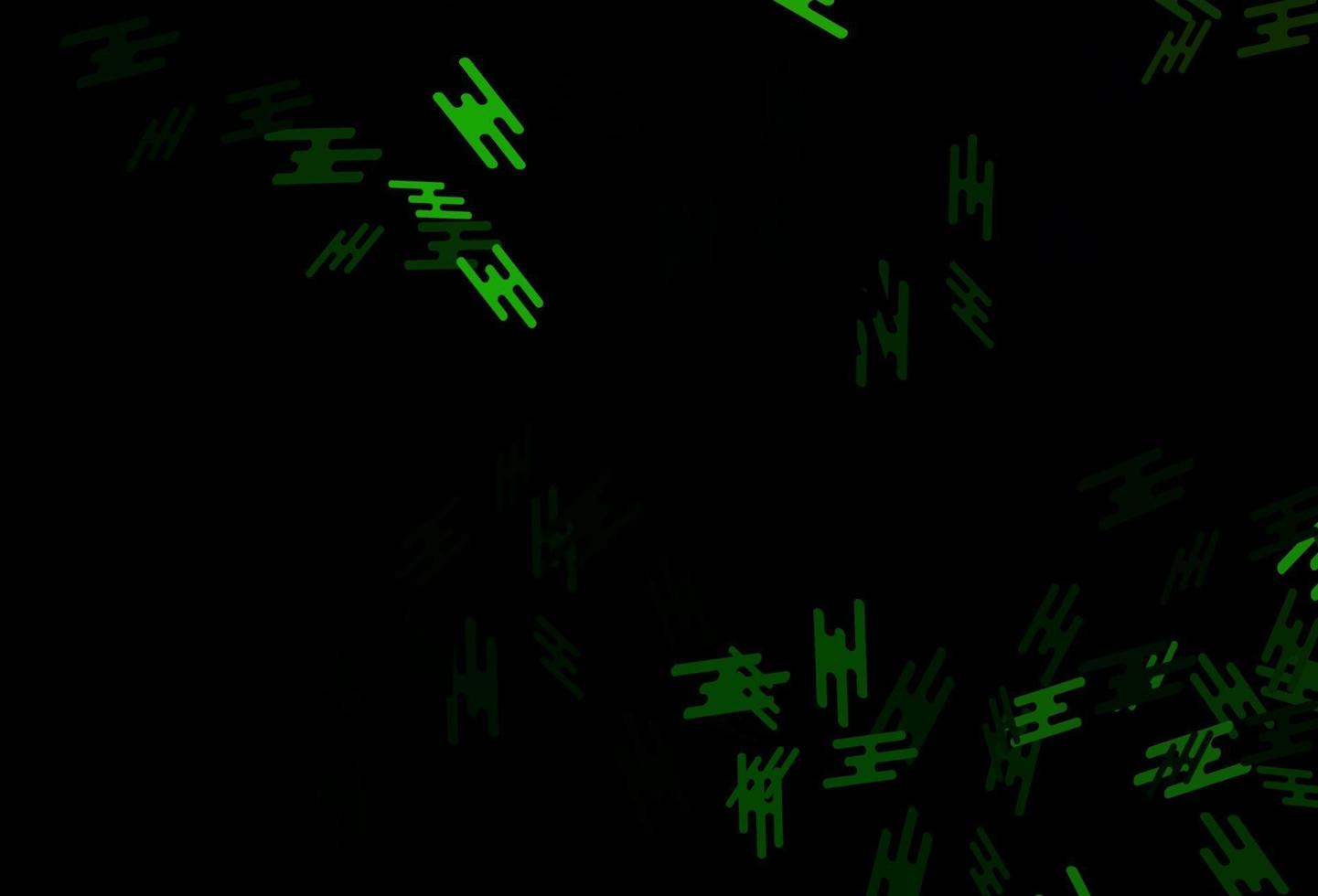 Dark Green vector template with repeated sticks.