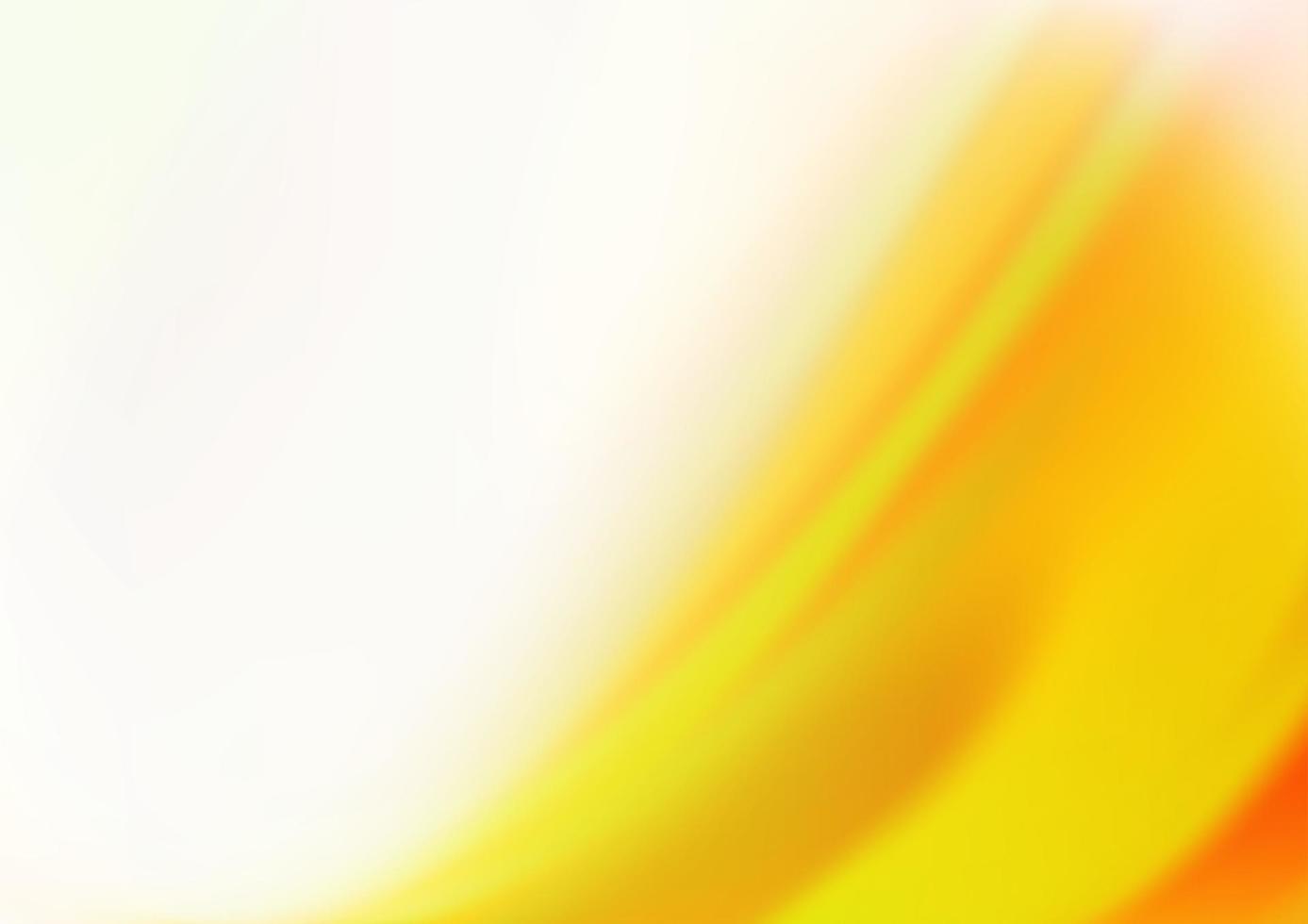 Light Yellow, Orange vector blurred bright template.