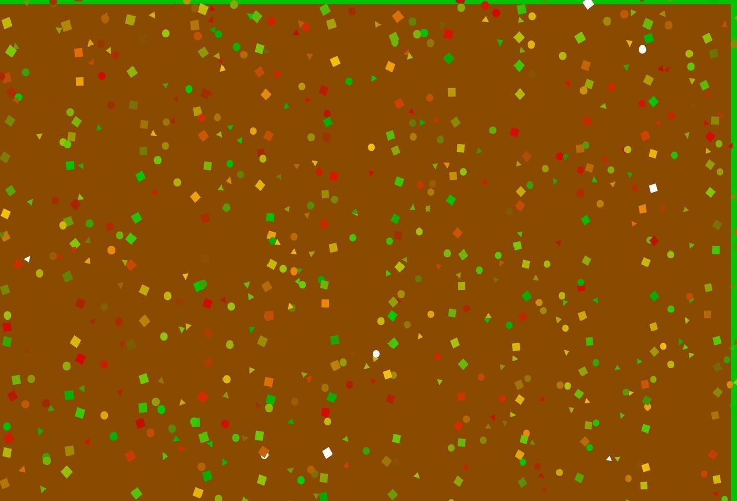 Light Green, Red vector layout with circles, lines, rectangles.